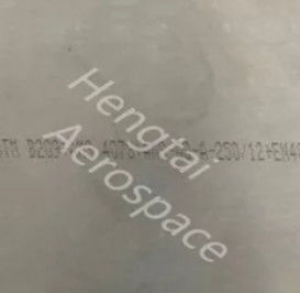 2500 mm-3500 mm 7075 feuille d'aluminium pour aéronefs avec traitement thermique T7351